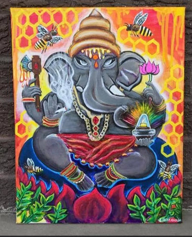 Oil Ganesha